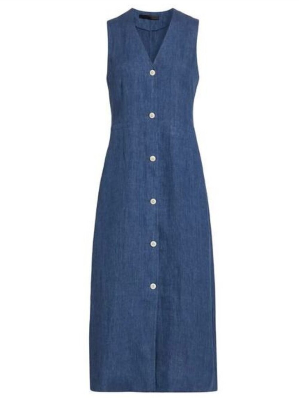 Jenni Kayne☆ Callan Linen Dress In Chambray - Picture 5 of 13